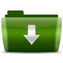 Download down decrease downloads arrow green