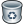 Bin trash recycle erase empty trash full icon