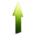 Upload increase up natural arrow