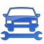 Repair auto car vehicle blue transport deawoo