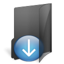 Download down decrease folder arrow