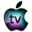 Apple logo tv