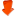 Arrow down orange