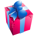 Christmas box gift birthday present weird gift icon