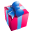 Christmas box gift birthday present weird gift icon