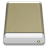 Lightbrown external drive