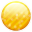 Gold button yellow ball