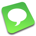 Chat social logo comments