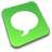 Chat social logo comments