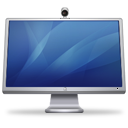 Cinema monitor display isight blue hardware