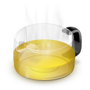 Teapot yellow look eye