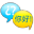 Chat social logo