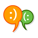 Chat social logo