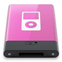 Pink ipod w