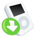 Mp3 down player arrow ipod downloads download decrease