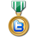 Twitter winner medal prize