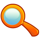 Magnify magnifying search zoom magnifier loupe find glass look eye