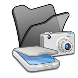 Cameras black scanners folder &