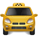 Yellow taxi car