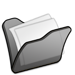 Folder black mydocuments