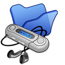 Mymusic folder blue