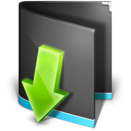 Downloads folder black