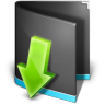 Downloads folder black