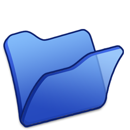 Blue folder