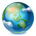 World earth globe browser