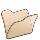 Beige folder