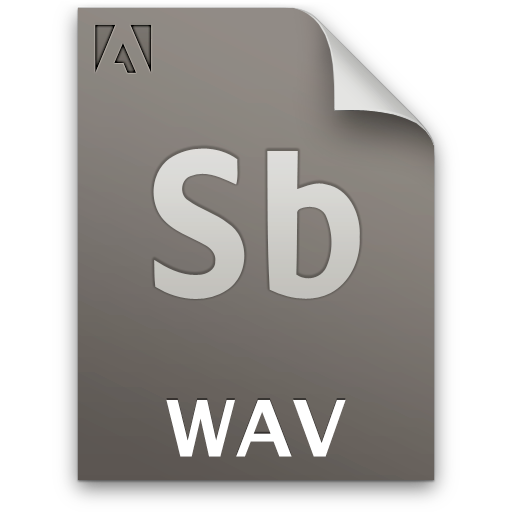 Document file secondary audio wav sb