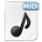 Mimetypes midi