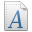 Mimetypes font