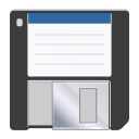 Actions document file doc save floppy paper