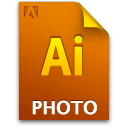 Icon photofile document file ai