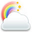 Cloud rainbow weather bear