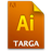 Targafile file document icon ai