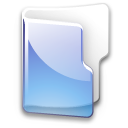 Folder filesystem blue