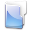 Folder filesystem blue