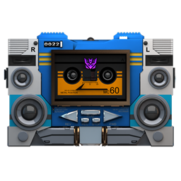 Transformers soundwave tape front