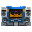 Transformers soundwave tape front