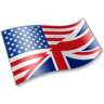 English language flag bg