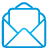 Basic mail blue open