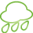 Rain weather basic green