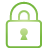 Lock green basic