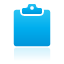 Clipboard blue