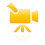 Yellow camcorder