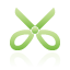 Green scissors