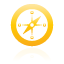 Yellow compass