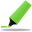 Green highlightmarker